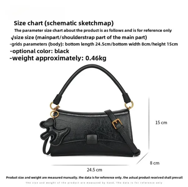 Black or brown shoulder bag – product image 9