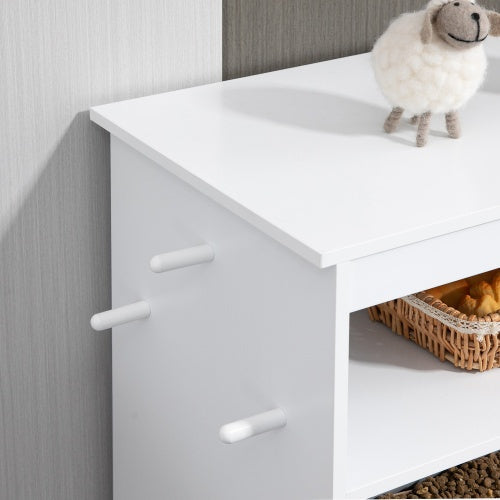Close up of pet feeder station leash hooks and countertop